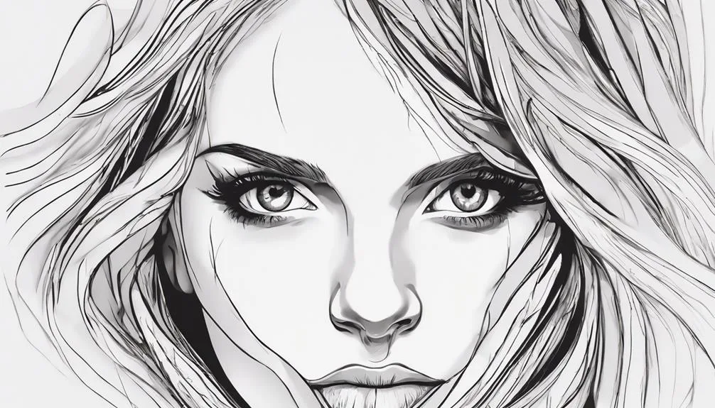 focused gaze and presence