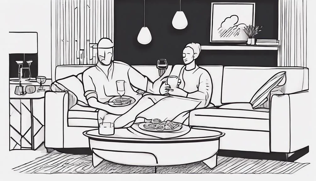 set a warm atmosphere